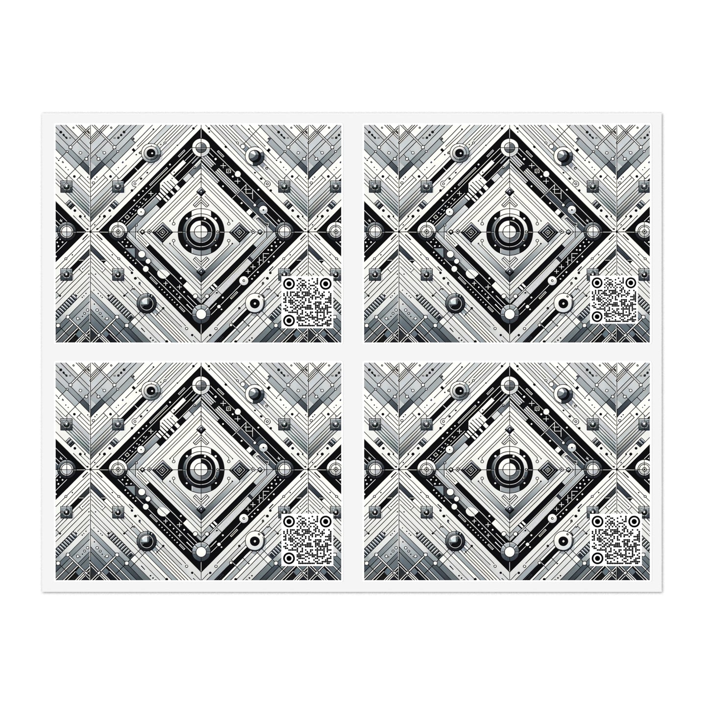 Tech Minimalism Minimalist Tech Sticker Sheets - 8404 Design-45