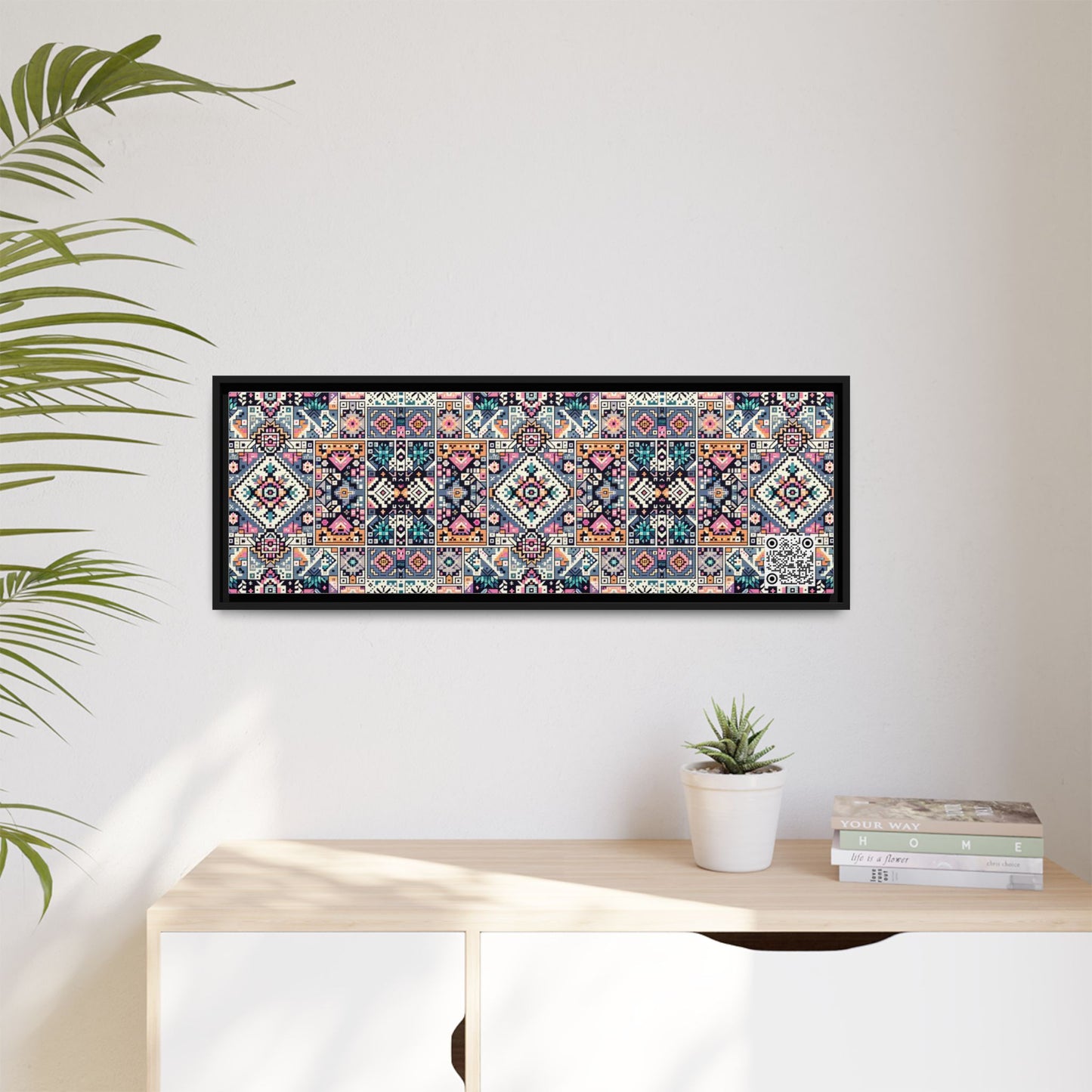 Matte Canvas, Framed (multi-Color) - 8404 Design-01
