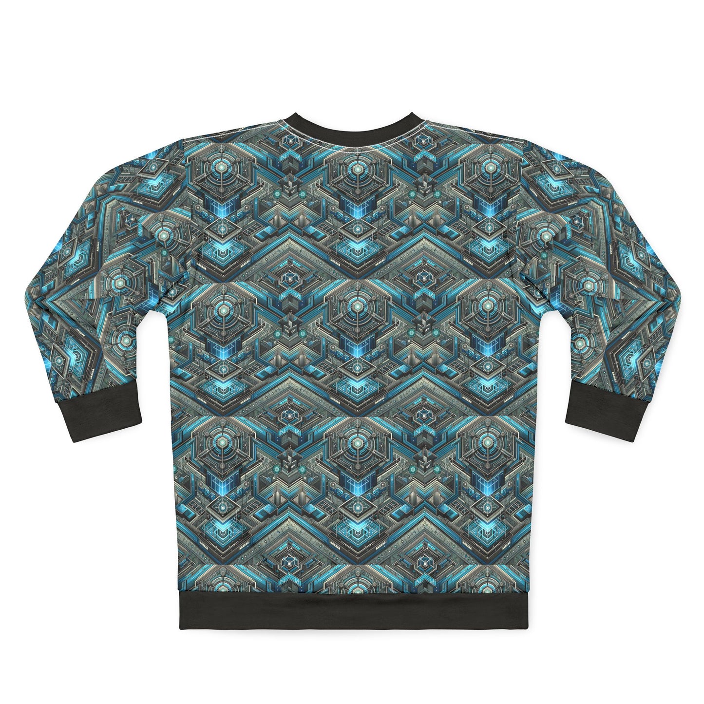 Tech-Infused Futurism Sleek Tech Edge Sweatshirt - 8404 Design-49