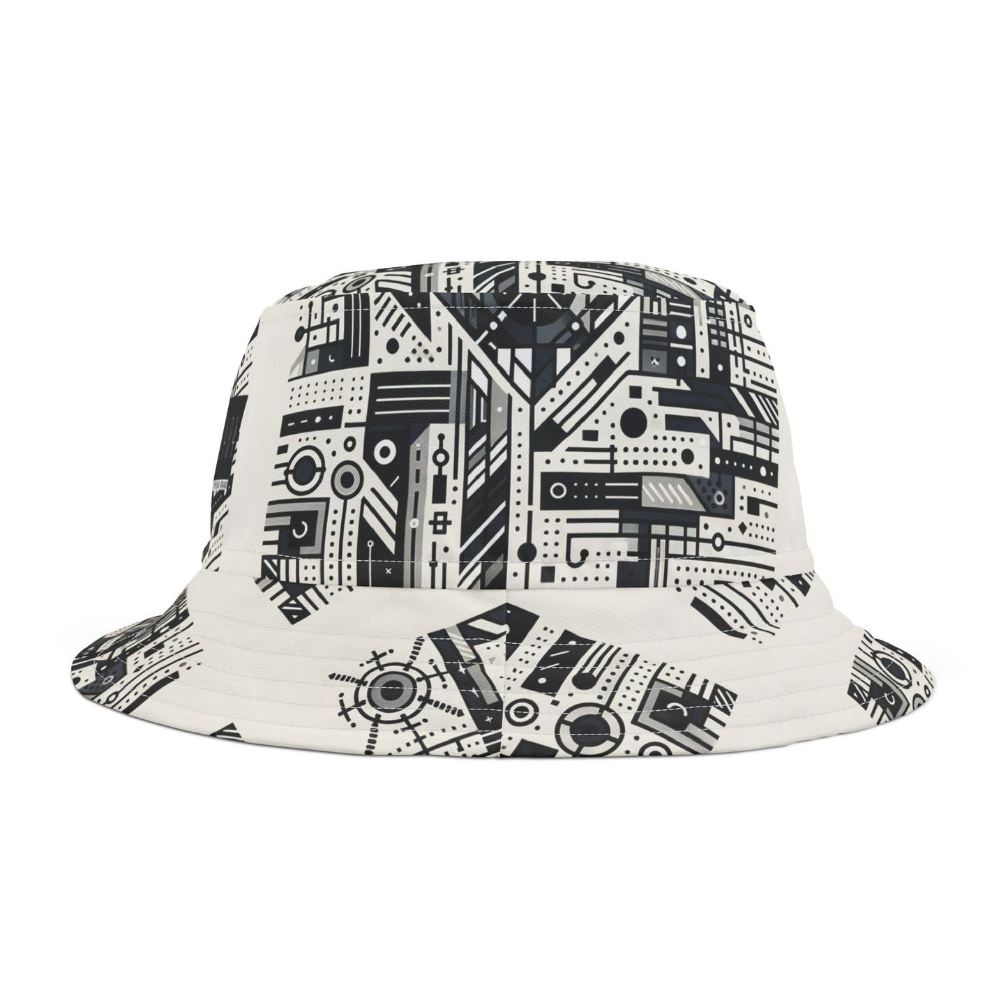 Digital Minimalism Minimalist Tech Bucket Hat - 8404 Design-47