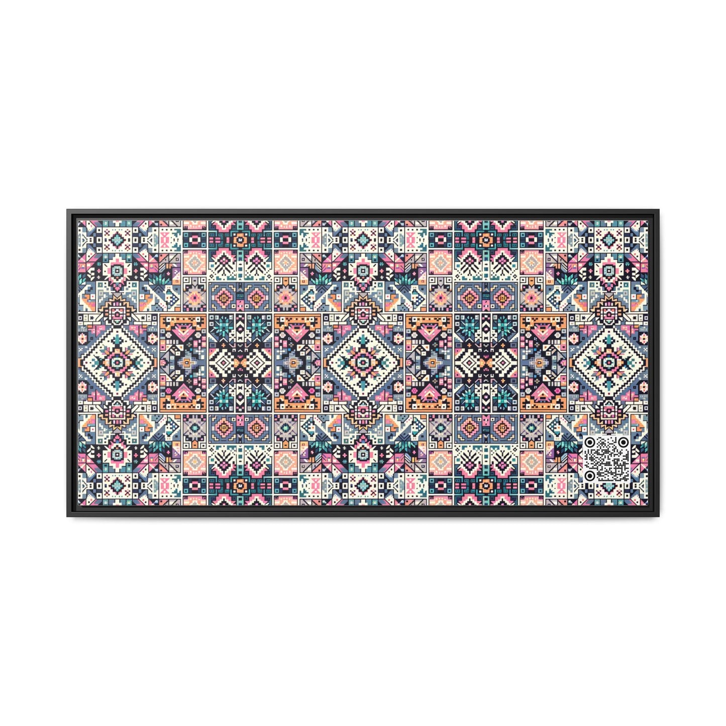 Matte Canvas, Framed (multi-Color) - 8404 Design-01
