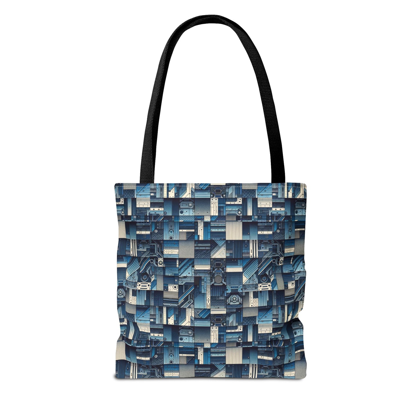 Tech-Inspired Utility Tech-Forward Streetwear With Utilitarian Edge Tote Bag - 8404 Design-44