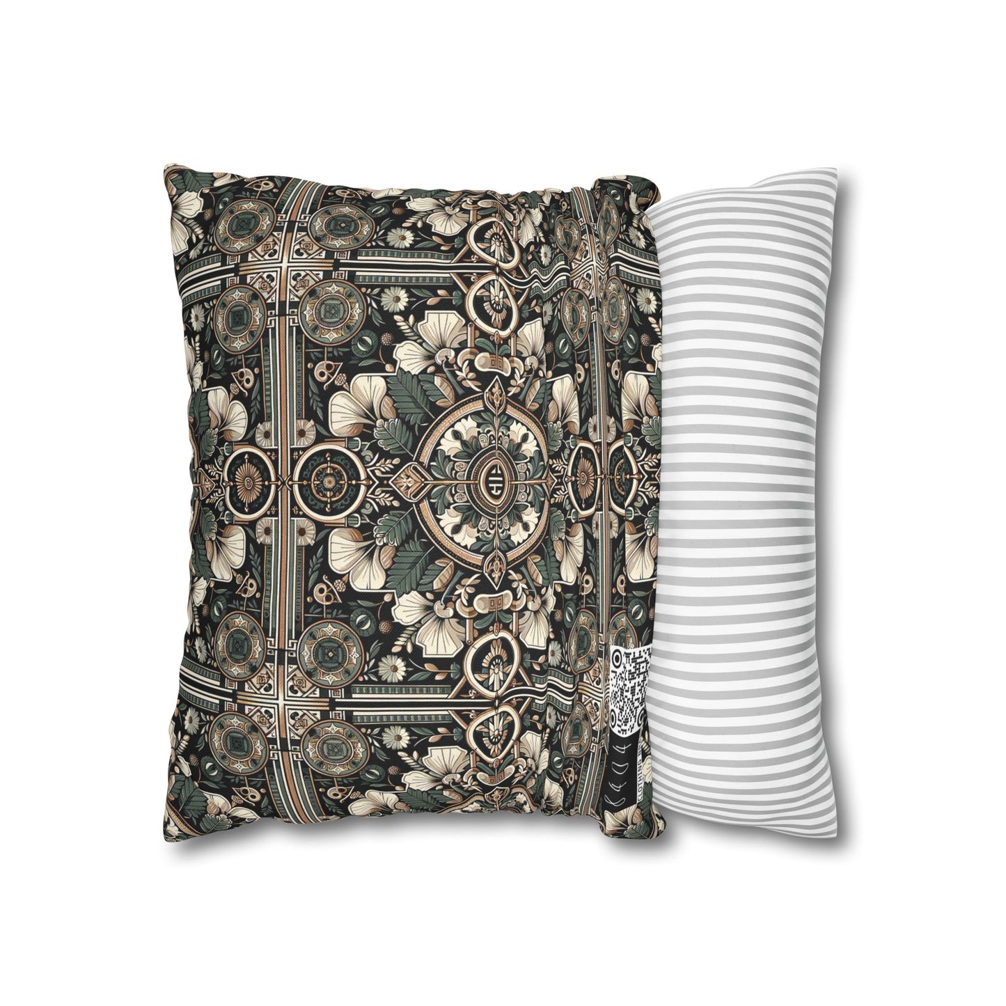 Cyber Garden Party Tech Garden Extravaganza Spun Polyester Square Pillowcase - 8404 Design-66