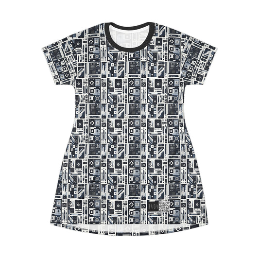 Minimalist Athleisure Minimalist Tech T-Shirt Dress - 8404 Design-60