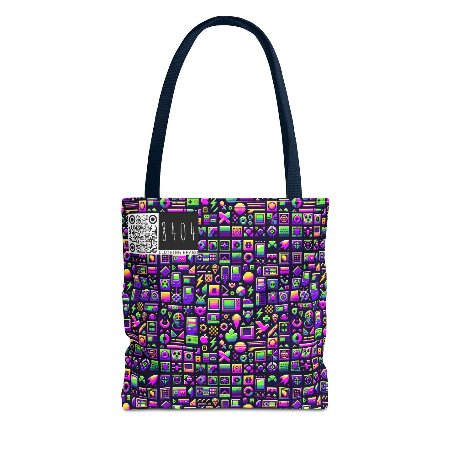 Digital Nostalgia Remix Modern Vintage Fusion Tote Bag - 8404 Design-49