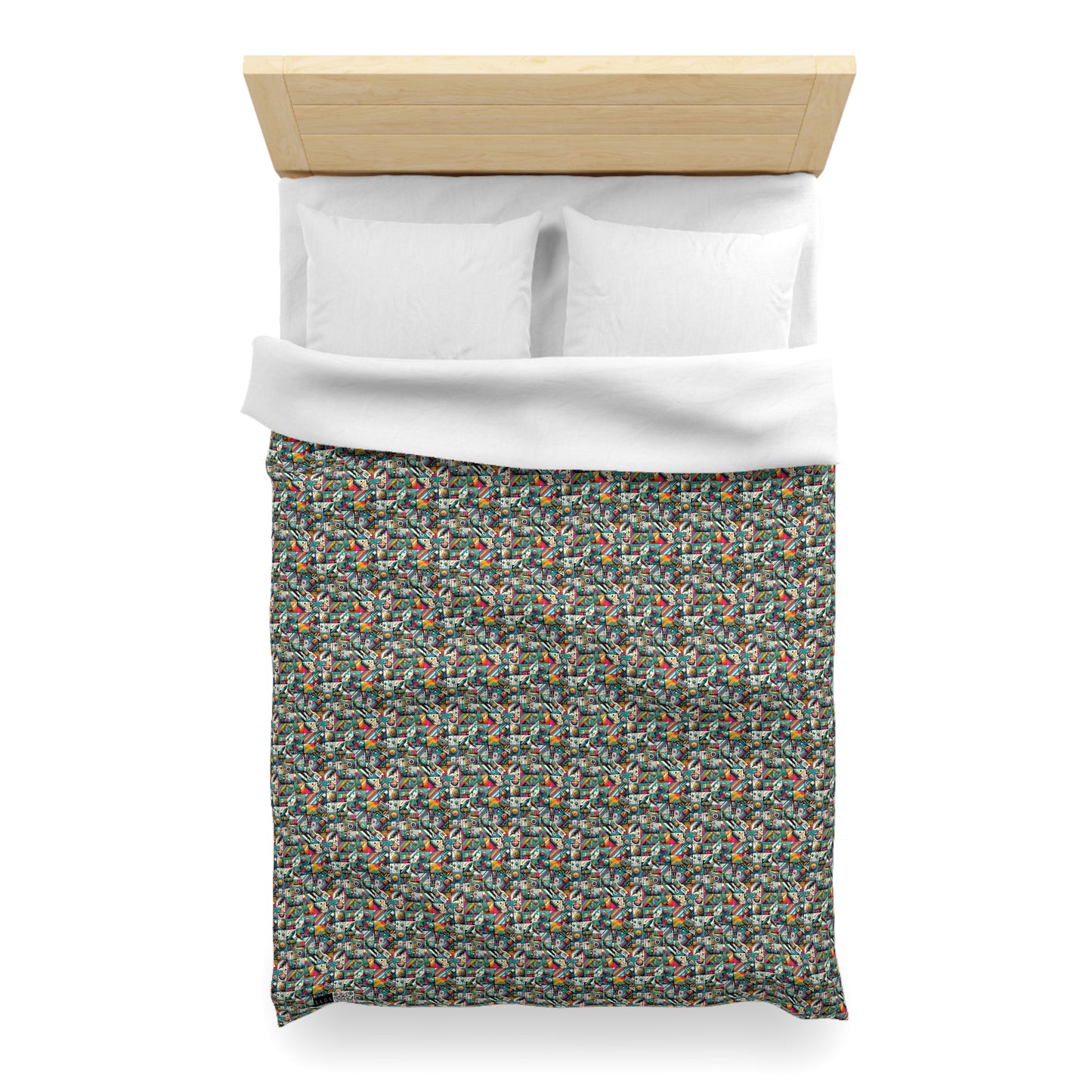 Graffiti Fusion Modern Street Art Fusion Microfiber Duvet Cover - 8404 Design-58