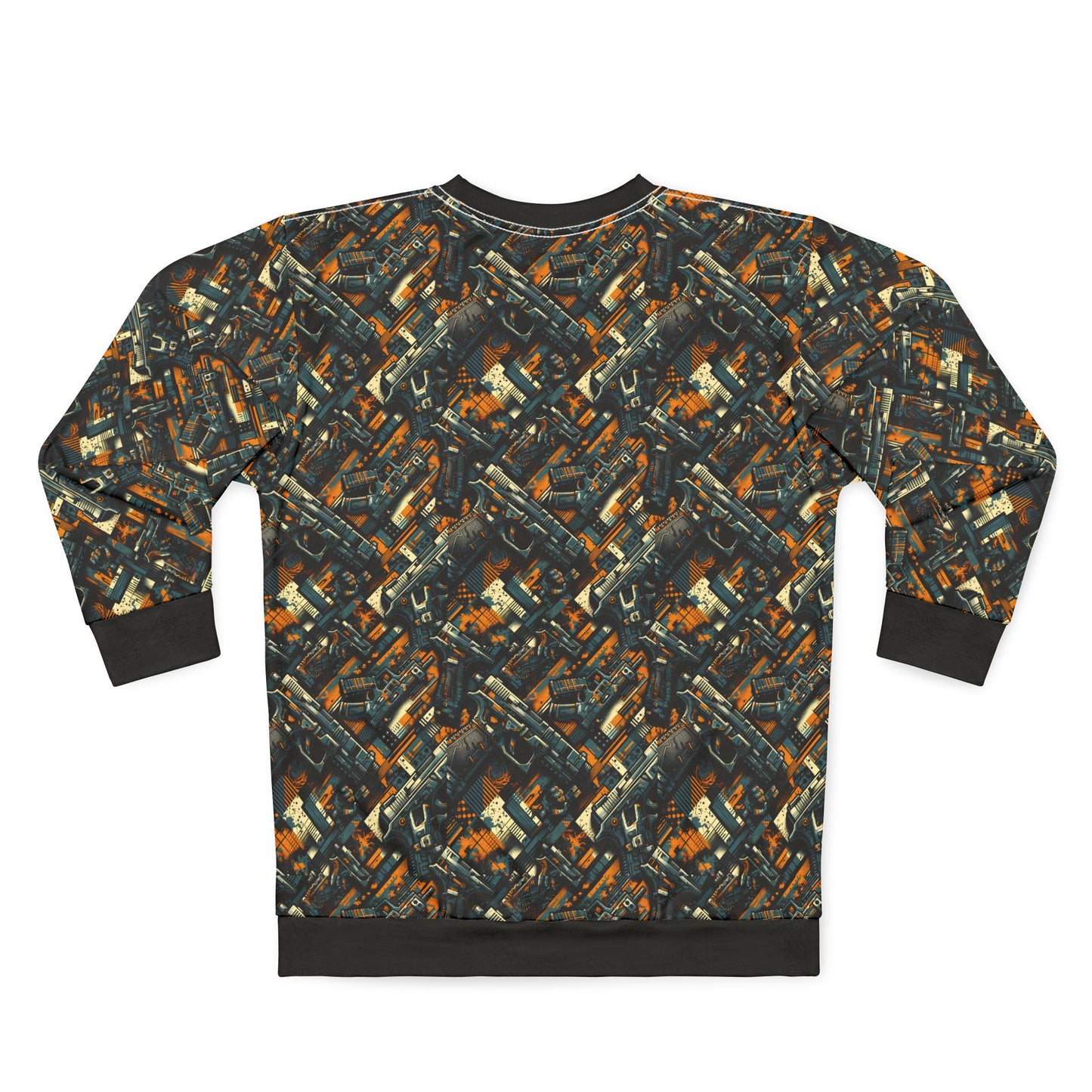 Digital Punk Futuristic Grunge Sweatshirt - 8404 Design-47