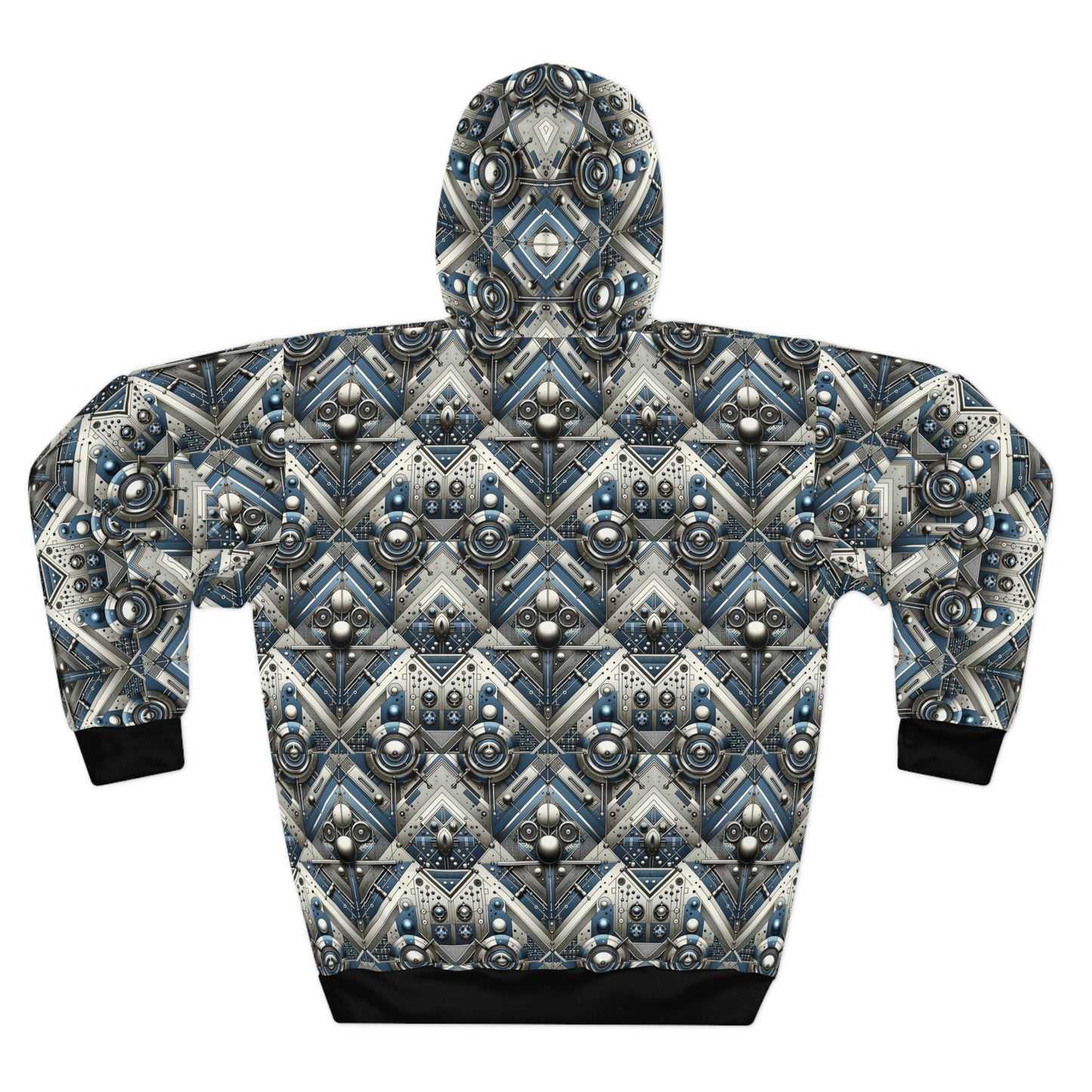 Tech Utility Fusion Tech-Forward Utility With a Futuristic Edge Pullover Hoodie - 8404 Design-63