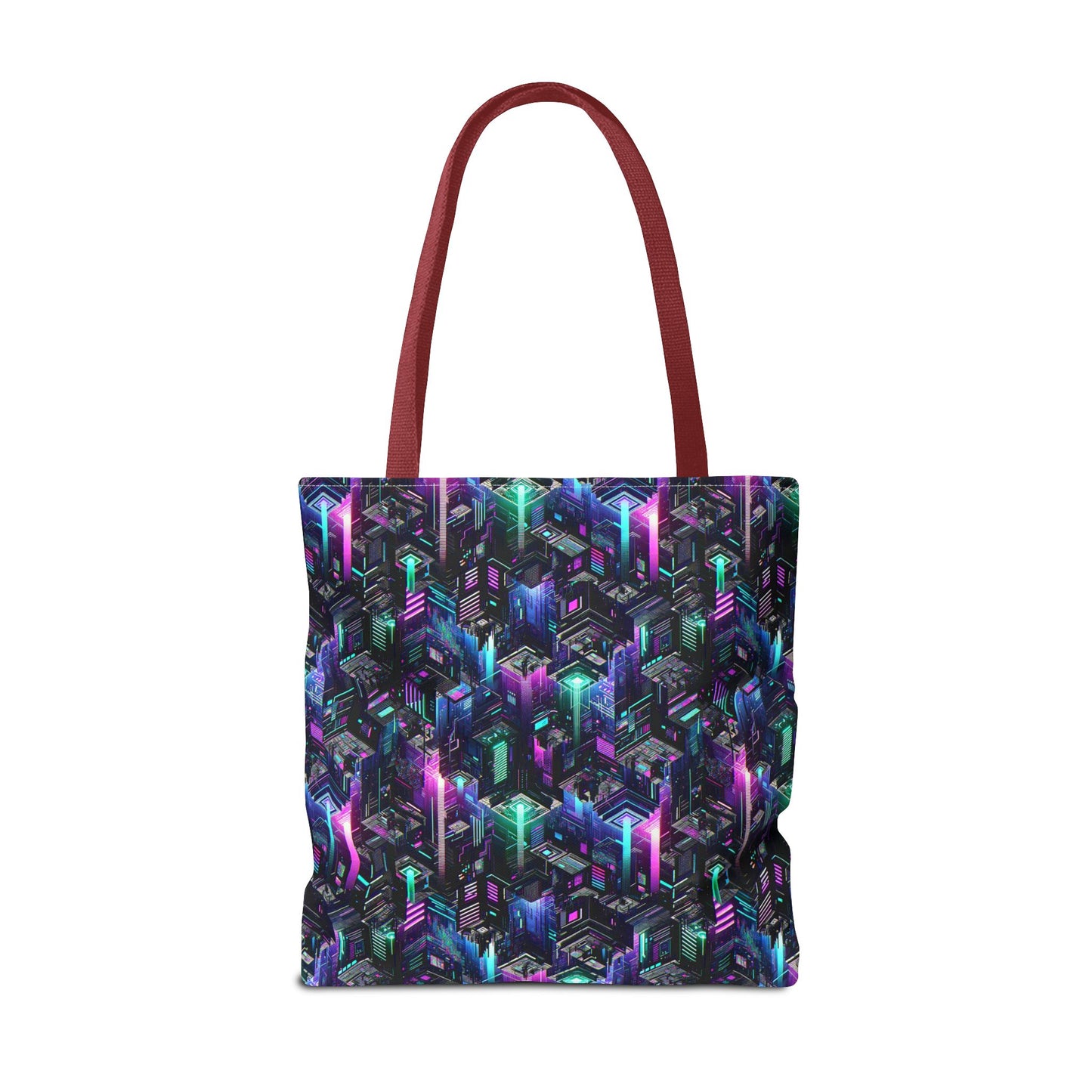Tech Noir Graphics Futuristic Tech Aesthetics Tote Bag - 8404 Design-55