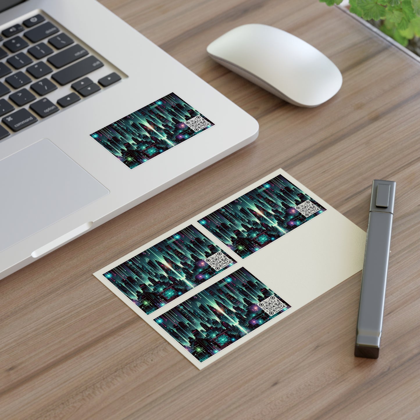 Tech Noir Graphics Cyberpunk Tech Aesthetic Sticker Sheets - 8404 Design-69