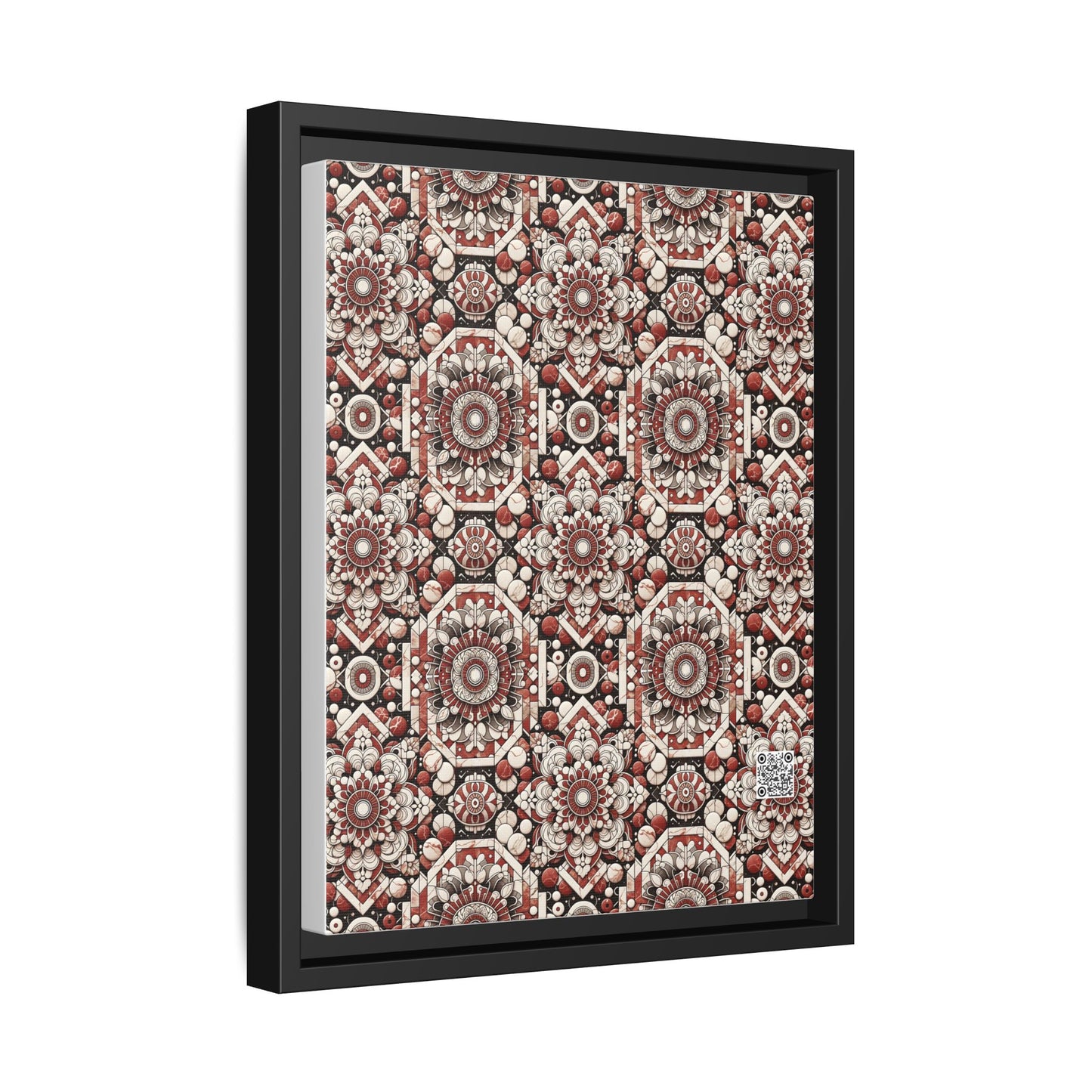 Neo Jomon Sculptural Aesthetics Artisanal Streetwear Matte Canvas, Framed (multi-Color) - 8404 Design-55 A