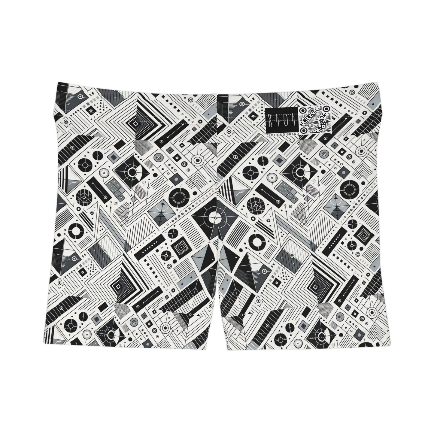 Digital Minimalism Minimalist Tech Women's Shorts - 8404 Design-33