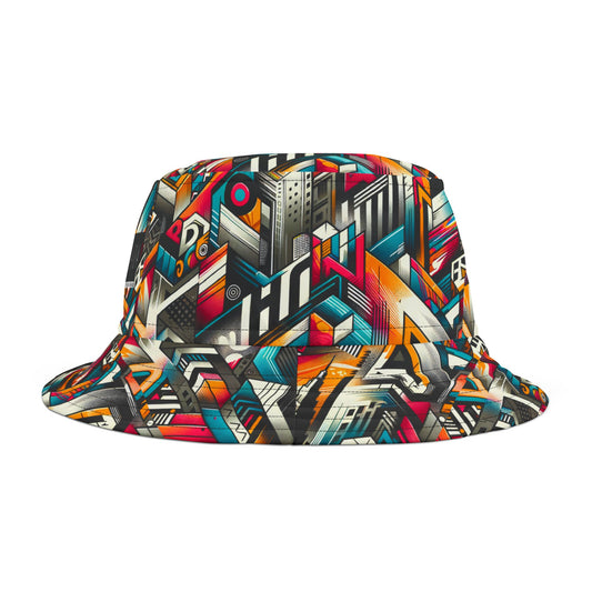 Graffiti Revival Urban Street Art Bucket Hat - 8404 Design-62