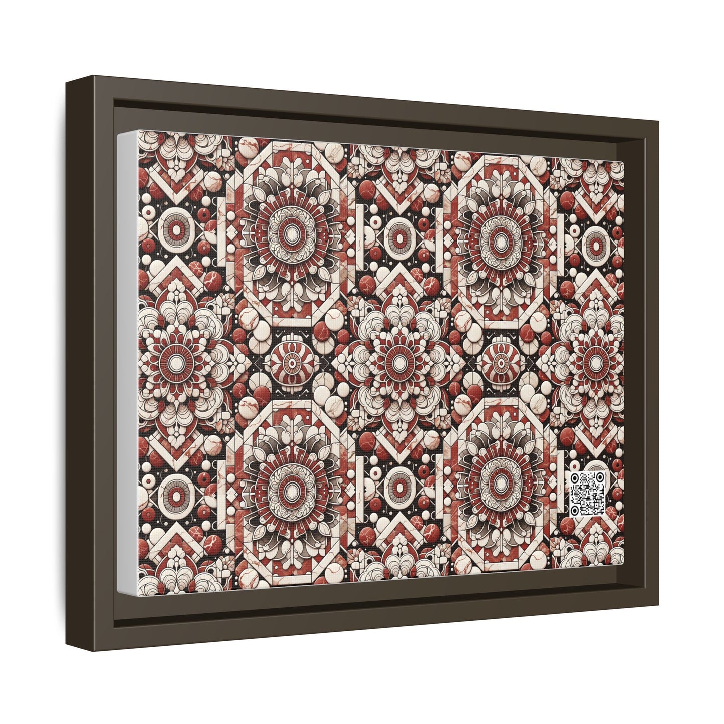 Neo Jomon Sculptural Aesthetics Artisanal Streetwear Matte Canvas, Framed (multi-Color) - 8404 Design-55 A