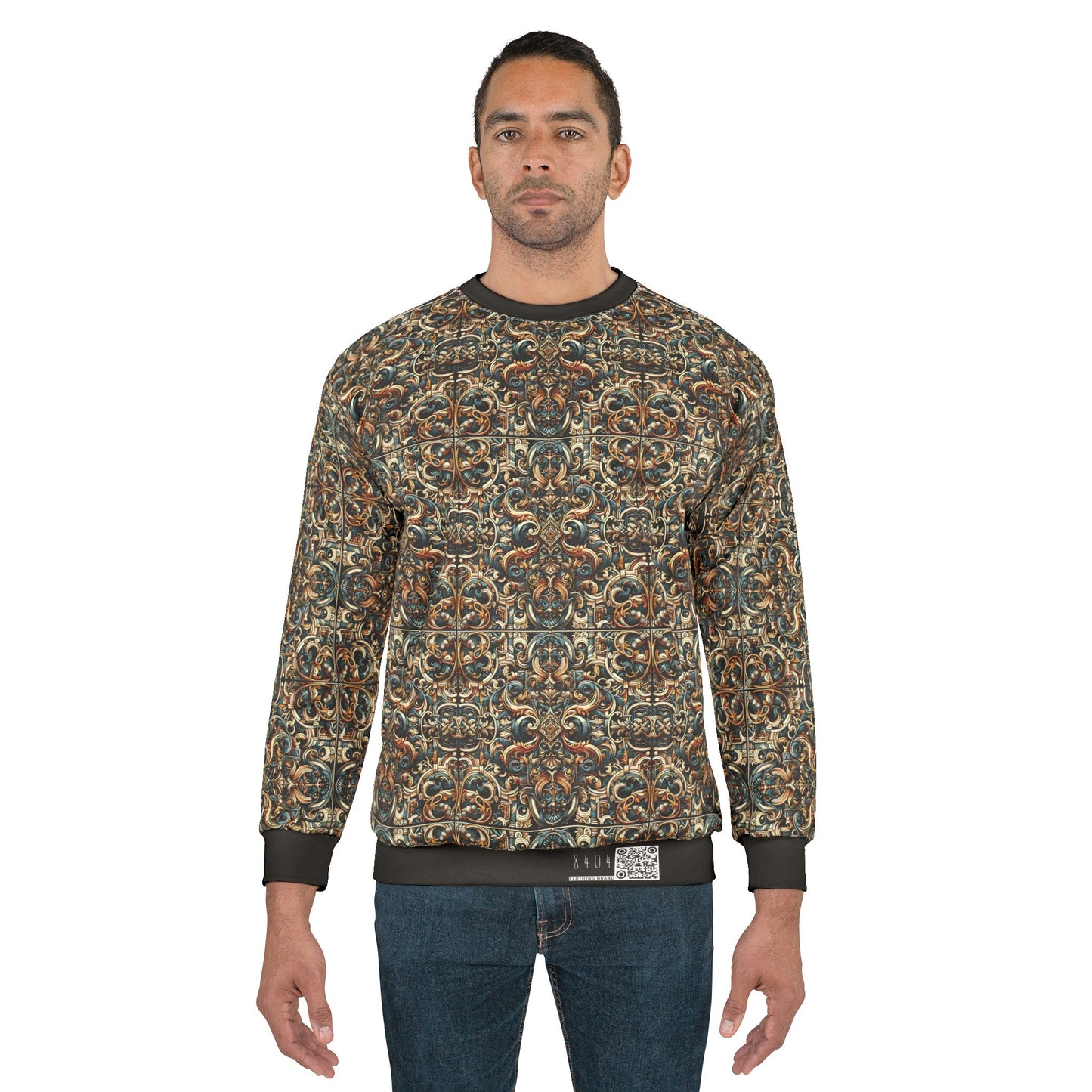 Urban Renaissance Historical Fusion With Street Edge Sweatshirt - 8404 Design-59