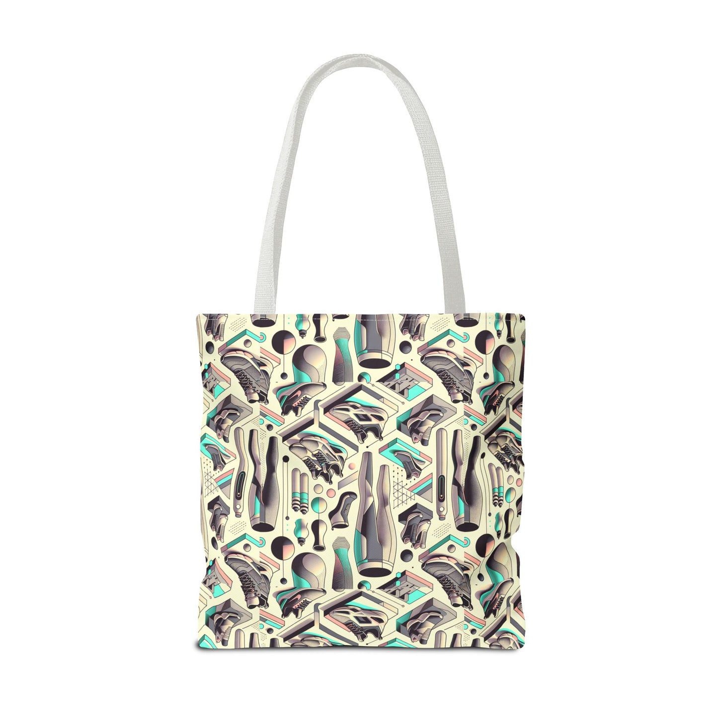 Tech-Infused Athleisure Futuristic Athletic Tech Tote Bag - 8404 Design-44