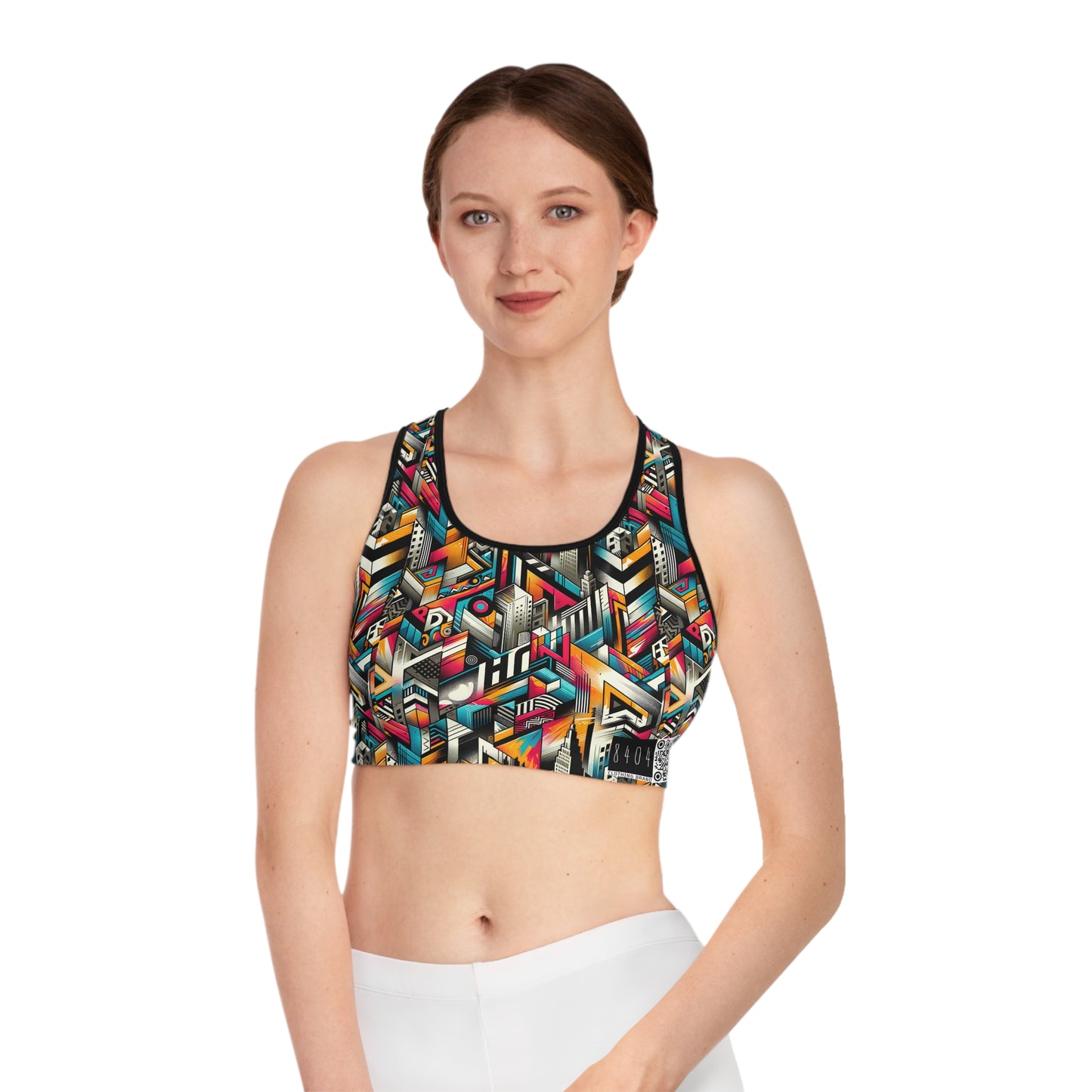 Graffiti Revival Urban Street Art Sports Bra - 8404 Design-62