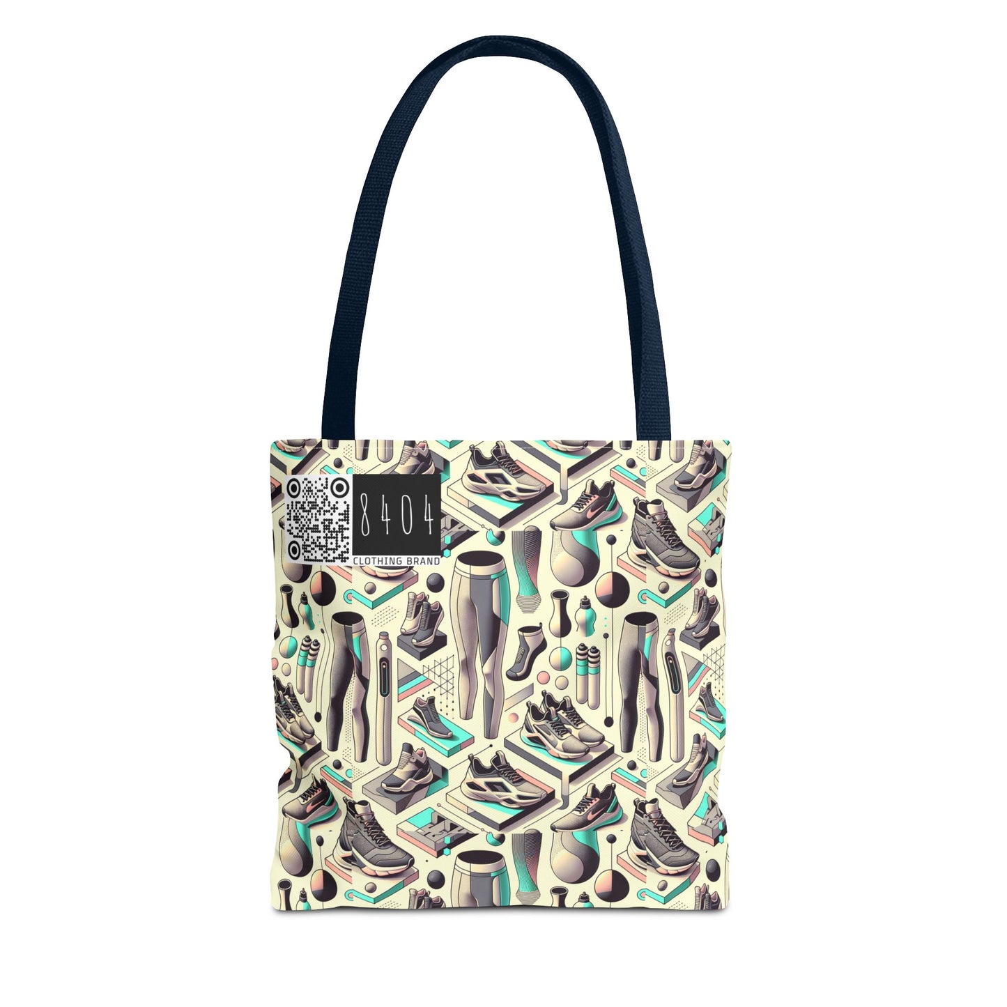 Tech-Infused Athleisure Futuristic Athletic Tech Tote Bag - 8404 Design-44