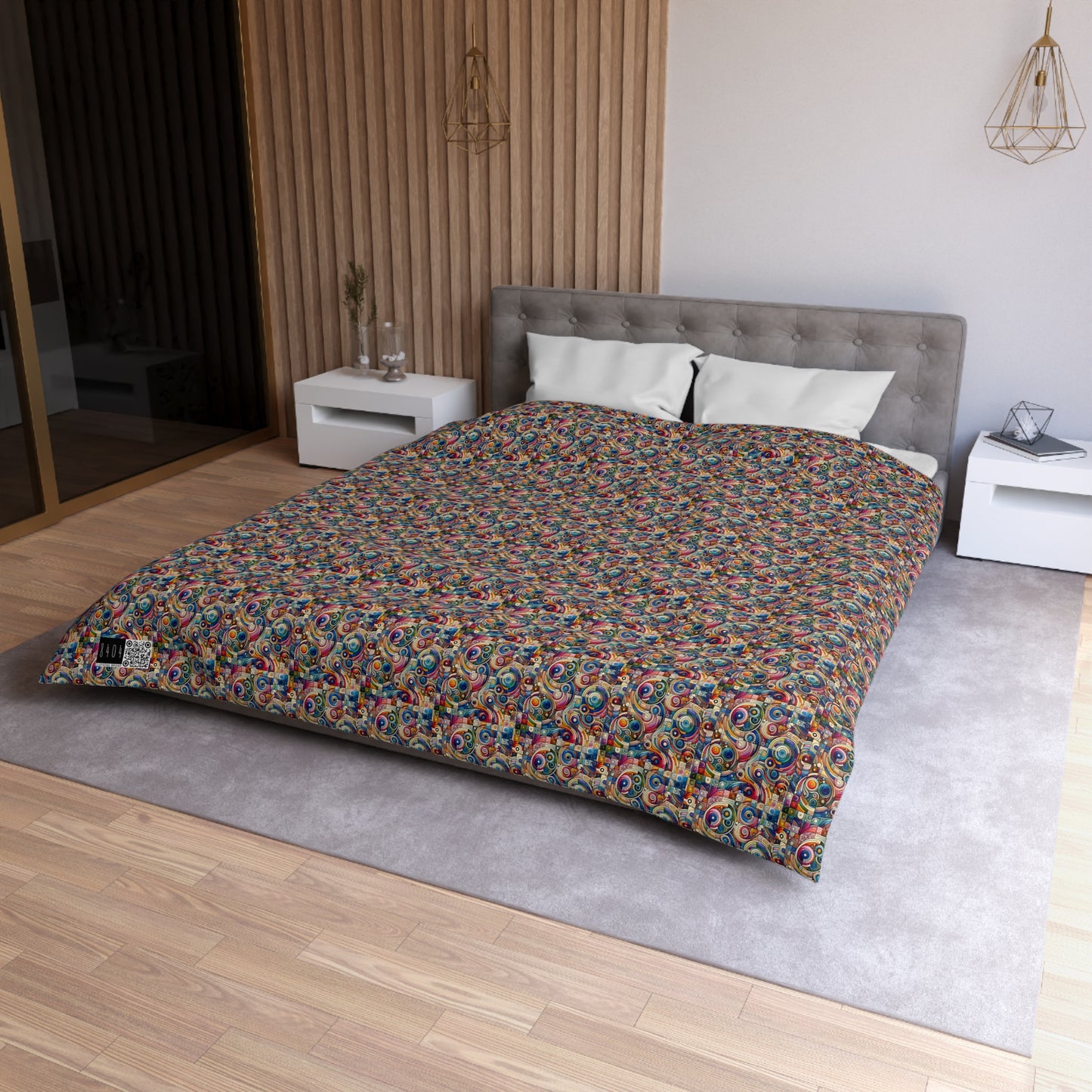 Digital Artistic Expression Artistic Streetwear Microfiber Duvet Cover - 8404 Design-49