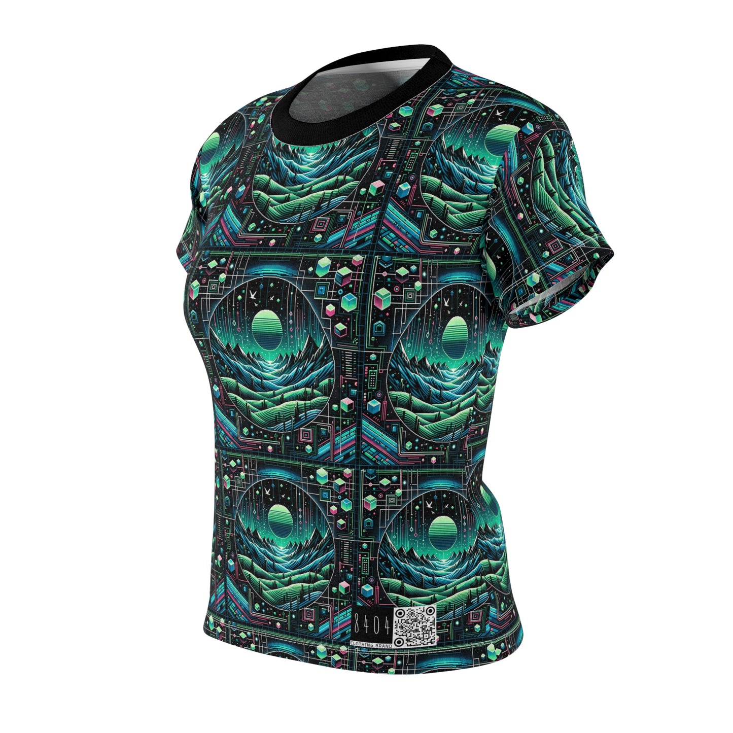 Digital Adventure Graphics Digital Explorer Women's Cut & Sew Tee - 8404 Design-59