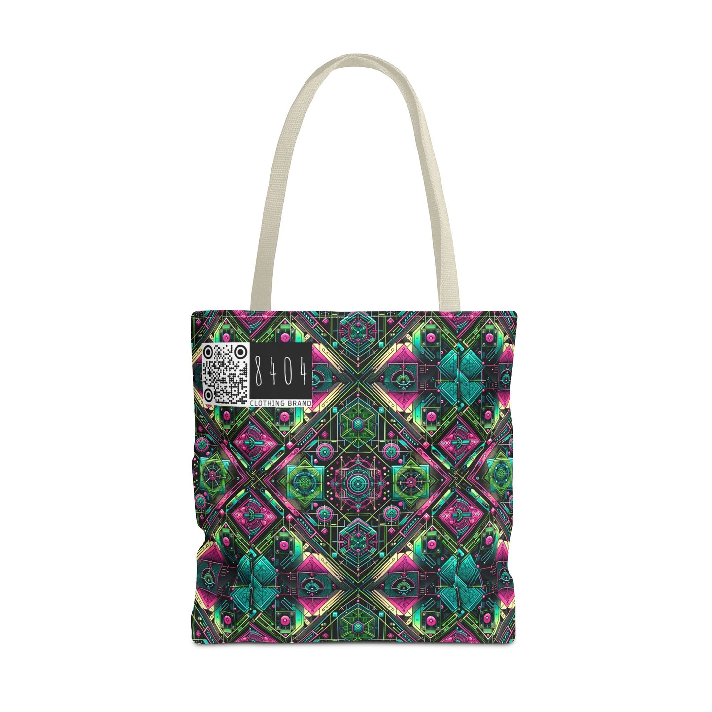 Tech-Infused Graphics Tech-Forward Streetwear Tote Bag - 8404 Design-45