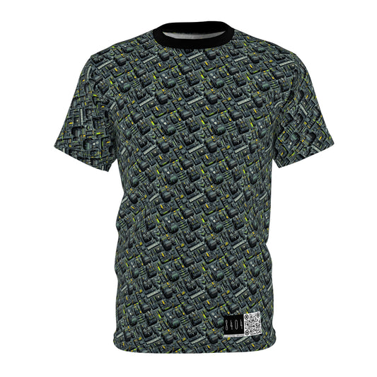 Tech Utility Streetwear Futuristic Tech-Forward Unisex Cut & Sew Tee - 8404 Design-47