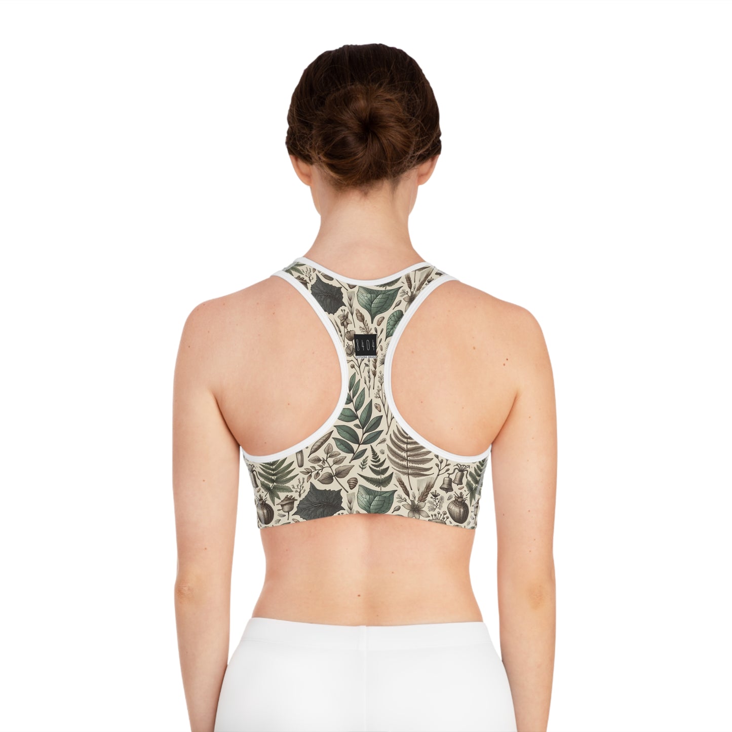 Sustainable Streetwear Modern Eco-Conscious Sports Bra - 8404 Design-57