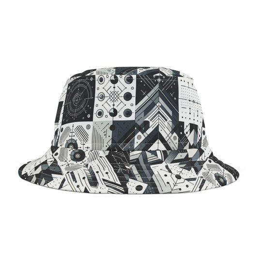 Digital Minimalism Minimalist Tech Bucket Hat - 8404 Design-50