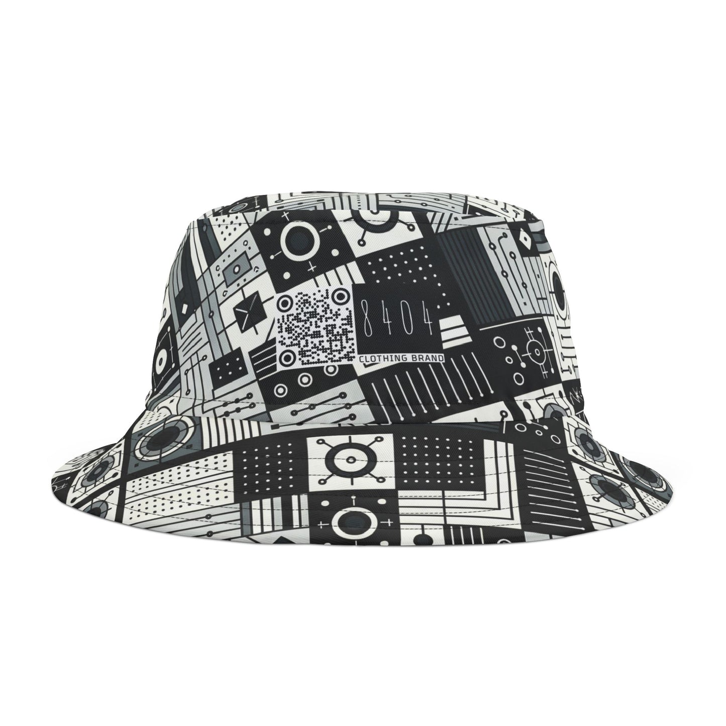 Digital Minimalism Minimalist Tech Bucket Hat - 8404 Design-48