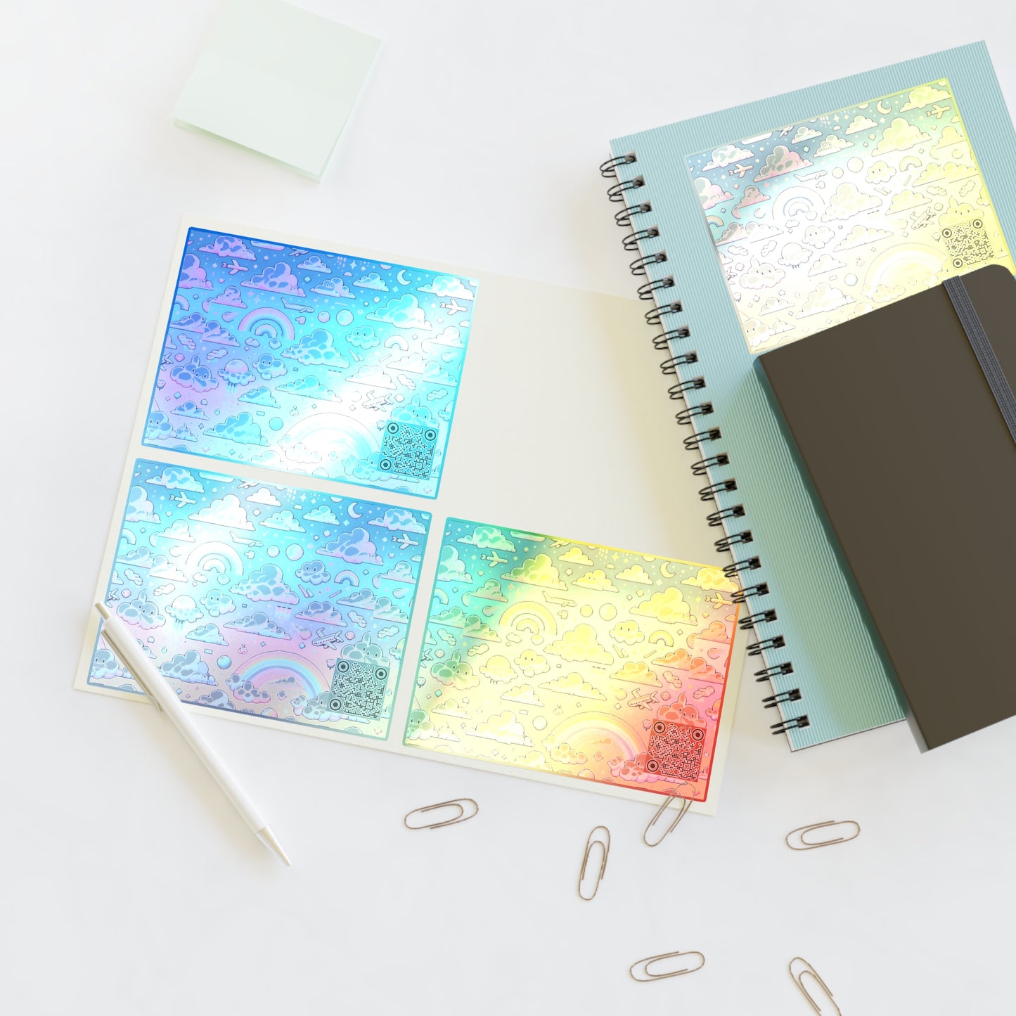 Digital Dreamland Whimsical and Nostalgic Streetwear With a Digital Twist Sticker Sheets - 8404 Design-58