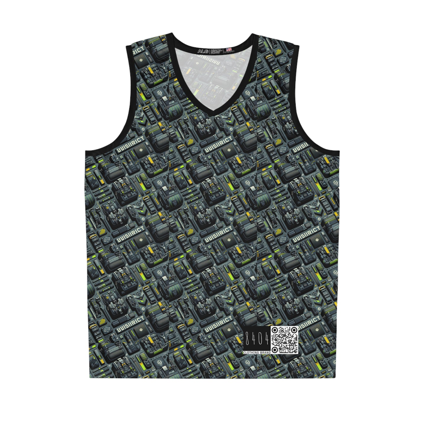 Tech Utility Streetwear Futuristic Tech-Forward Basketball Jersey - 8404 Design-47