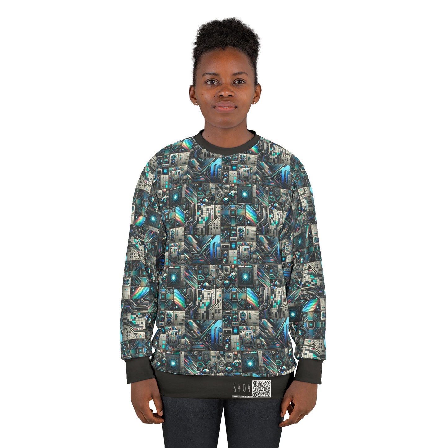 Tech-Infused Futurism Sleek Tech Edge Sweatshirt - 8404 Design-48