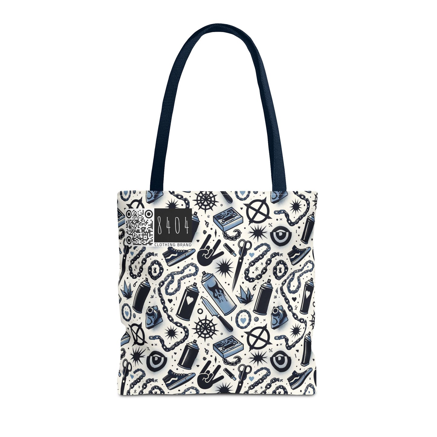 Cultural Rebellion Graphics Edgy and Rebellious With a Hint of Nostalgia Tote Bag - 8404 Design-57