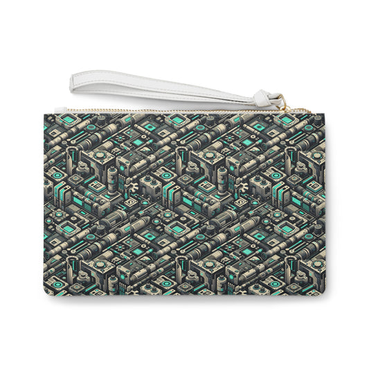 Tech Utility Fusion Modern Tech Streetwear Clutch Bag - 8404 Design-49