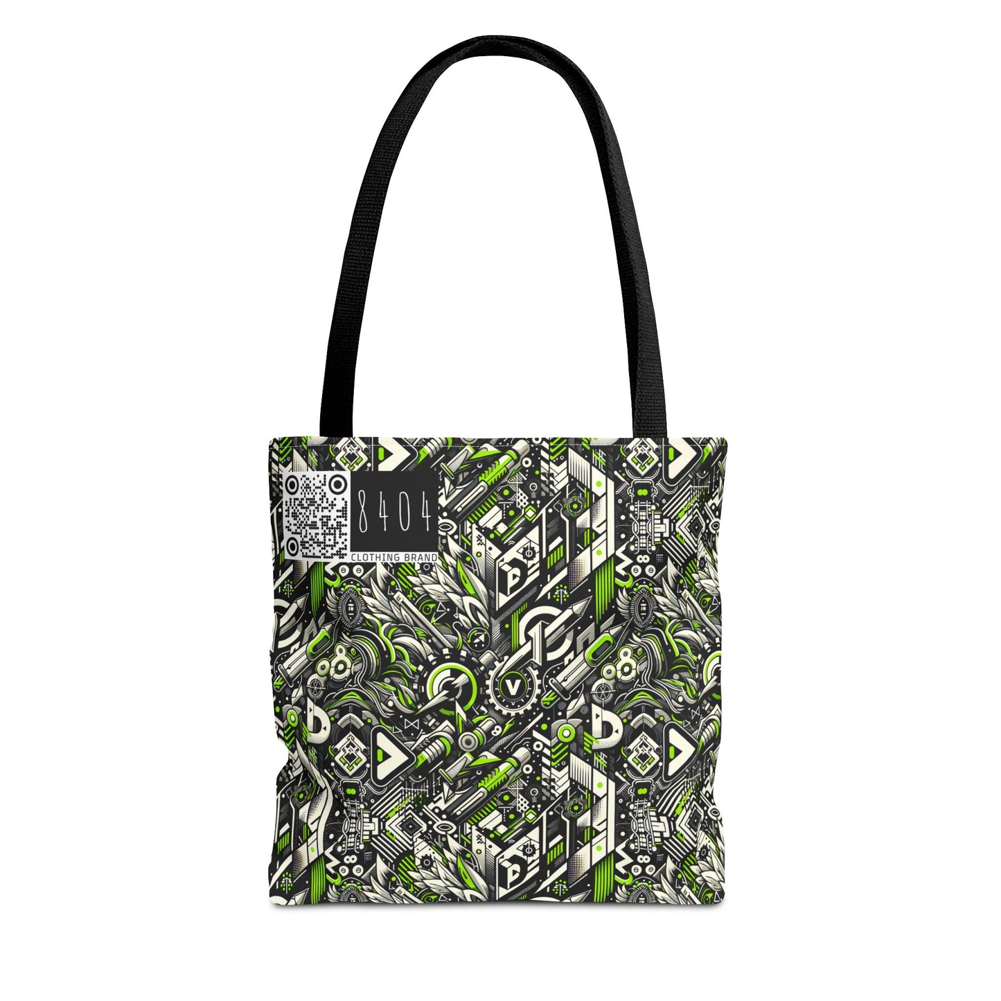 Graffiti Tech Fusion Bold Streetwear Fusion Tote Bag - 8404 Design-59