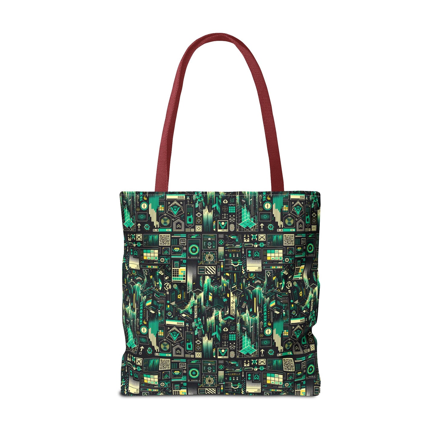 Digital Dystopia Tech Noir Tote Bag - 8404 Design-63