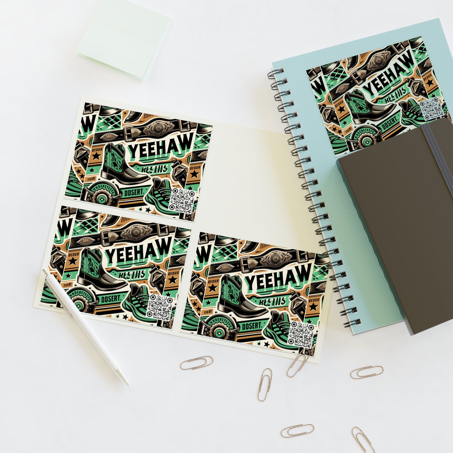 Digital Cowboy Tech-Western Fusion Sticker Sheets - 8404 Design-52
