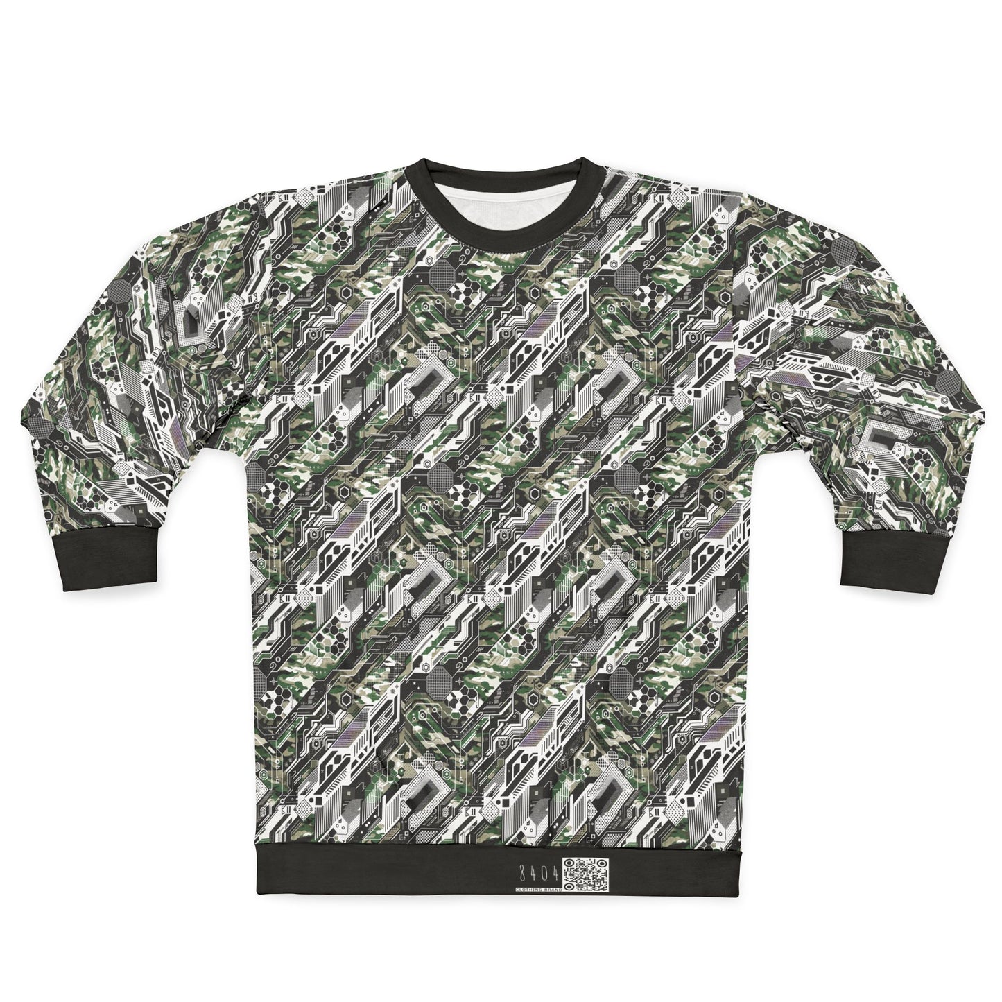 Tech Camo Fusion Tech-Forward Streetwear With a Futuristic Edge Sweatshirt - 8404 Design-46