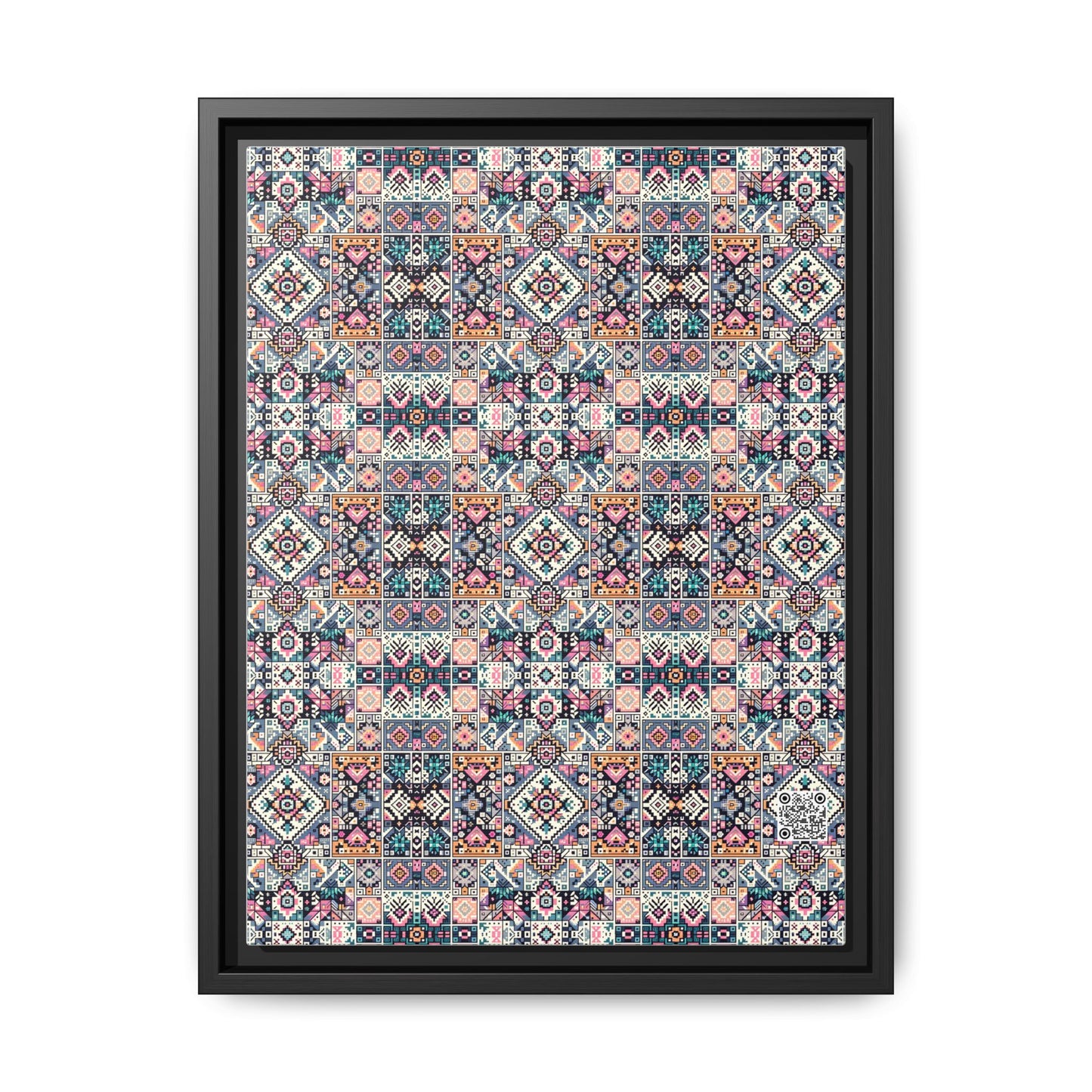 Matte Canvas, Framed (multi-Color) - 8404 Design-01