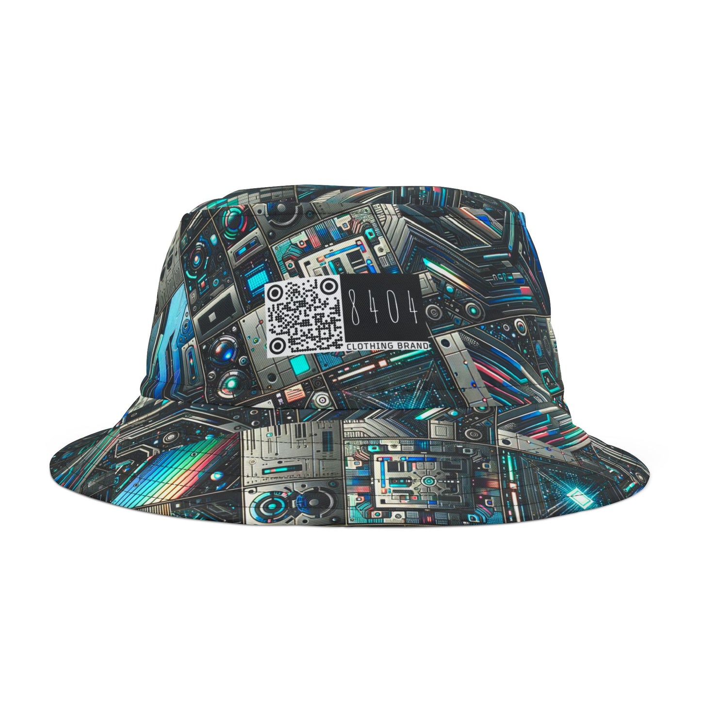 Tech-Infused Futurism Sleek Tech Edge Bucket Hat - 8404 Design-48