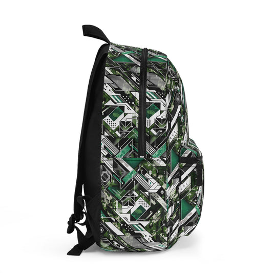 Tech Camo Fusion Tech-Forward Streetwear With a Futuristic Edge Backpack - 8404 Design-63