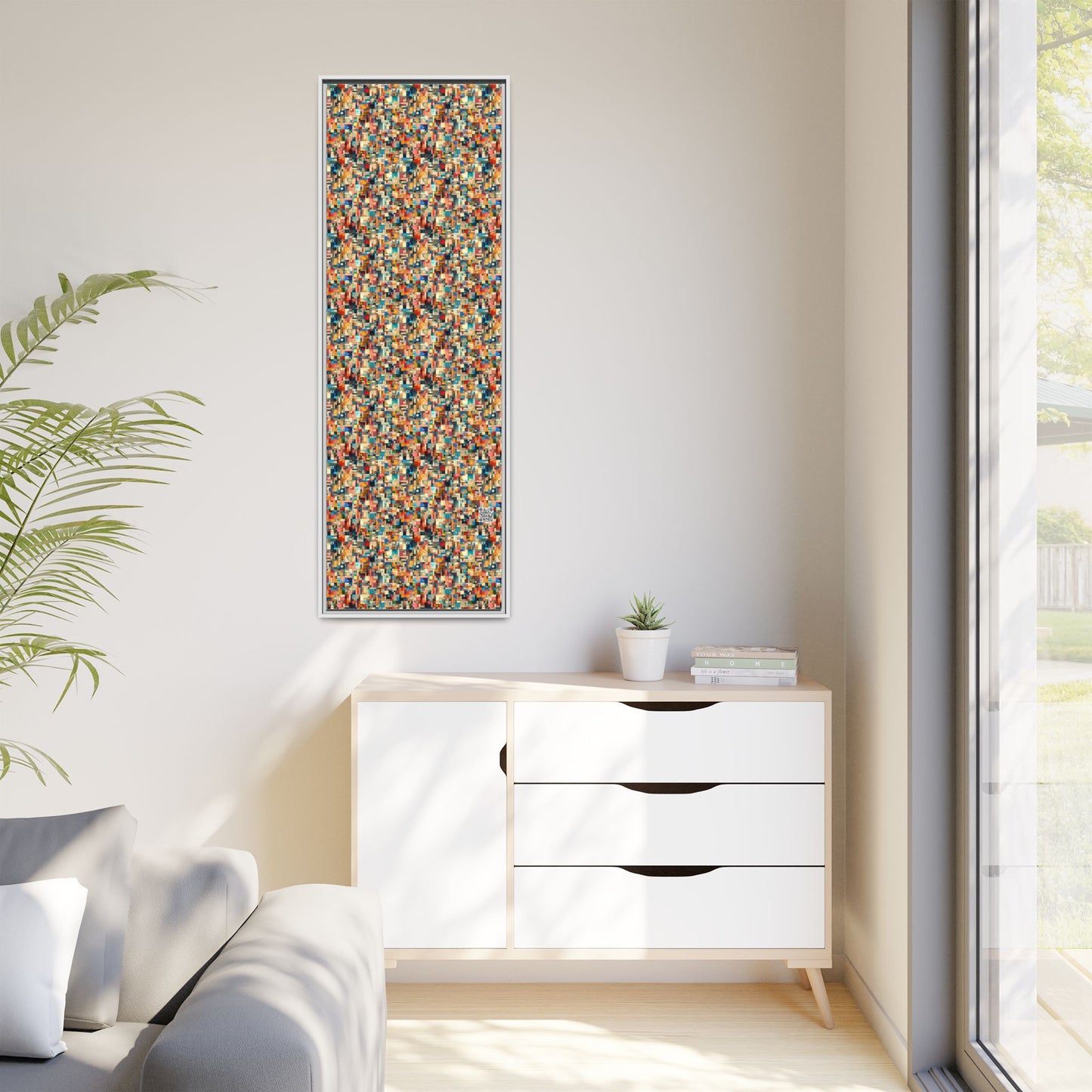 Digital Artistic Expression Artistic Streetwear Matte Canvas, Framed (multi-Color) - 8404 Design-46 B