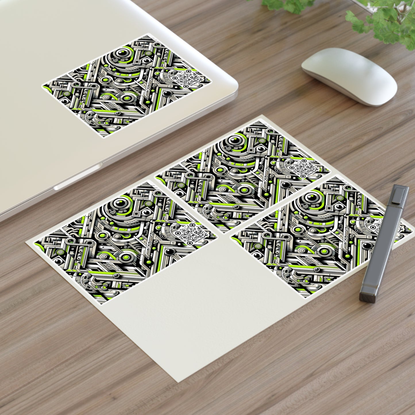 Elevated Sporty Tech Tech-Forward Streetwear Sticker Sheets - 8404 Design-53