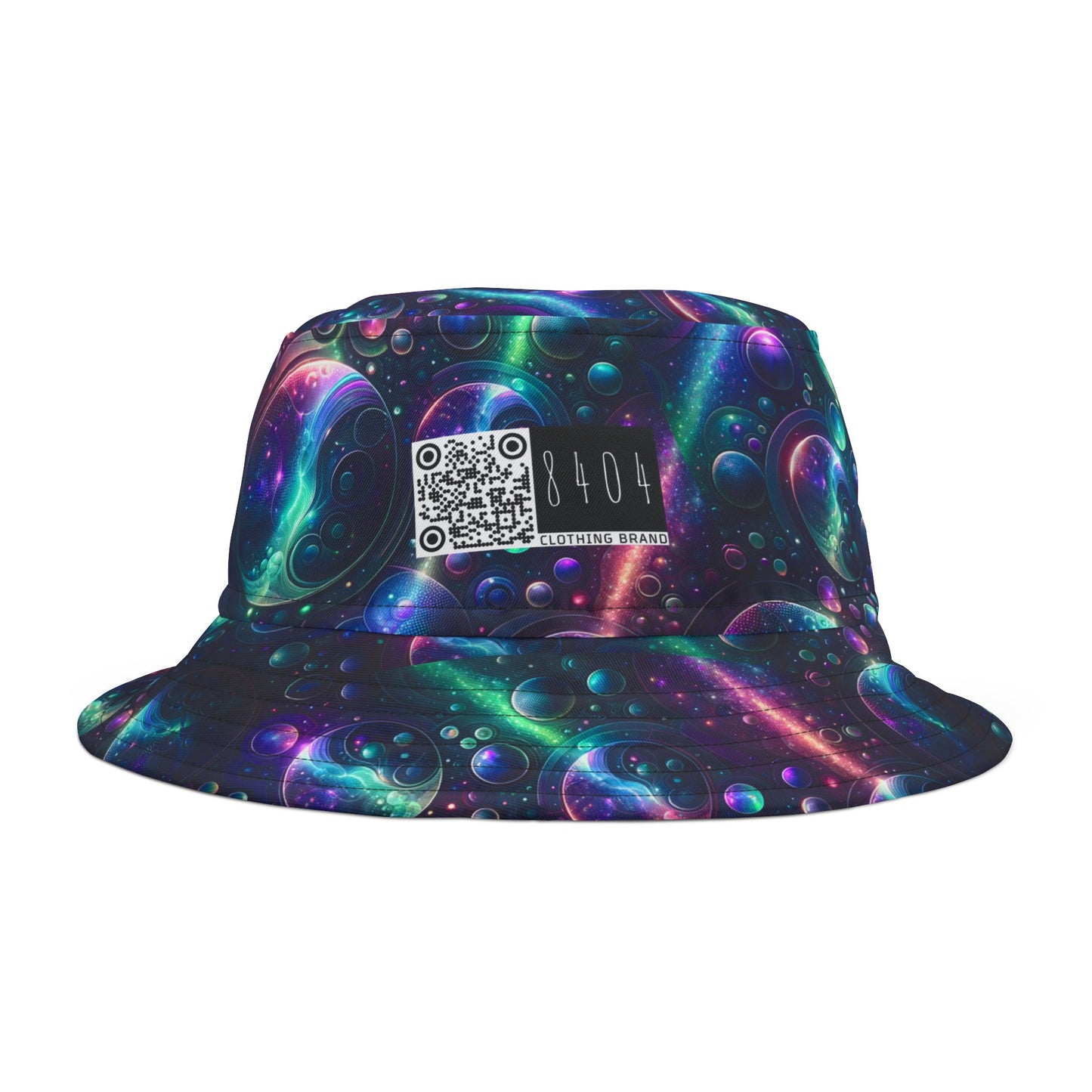 Iridescent Tech Fusion Tech-Forward Streetwear Bucket Hat - 8404 Design-51