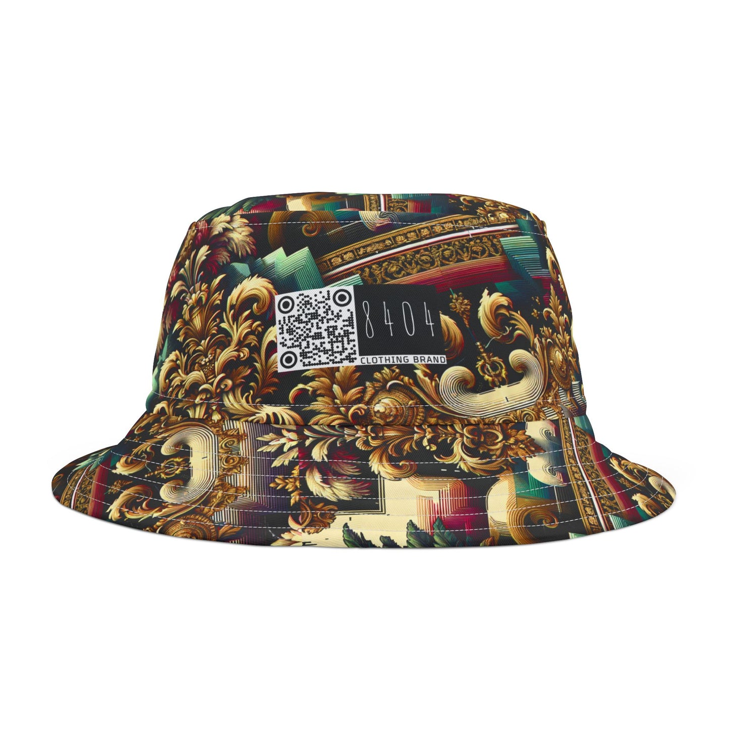 Digital Renaissance Modern Baroque Fusion Bucket Hat - 8404 Design-60