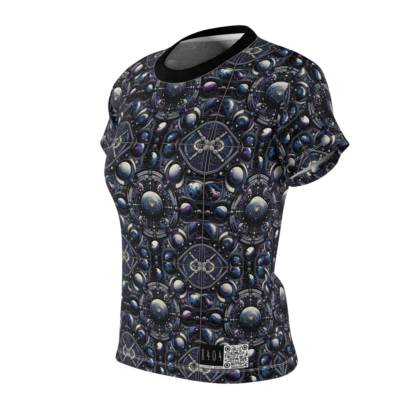 Tech Astronaut Tech-Forward Streetwear Meets Space Exploration Women's Cut & Sew Tee - 8404 Design-46
