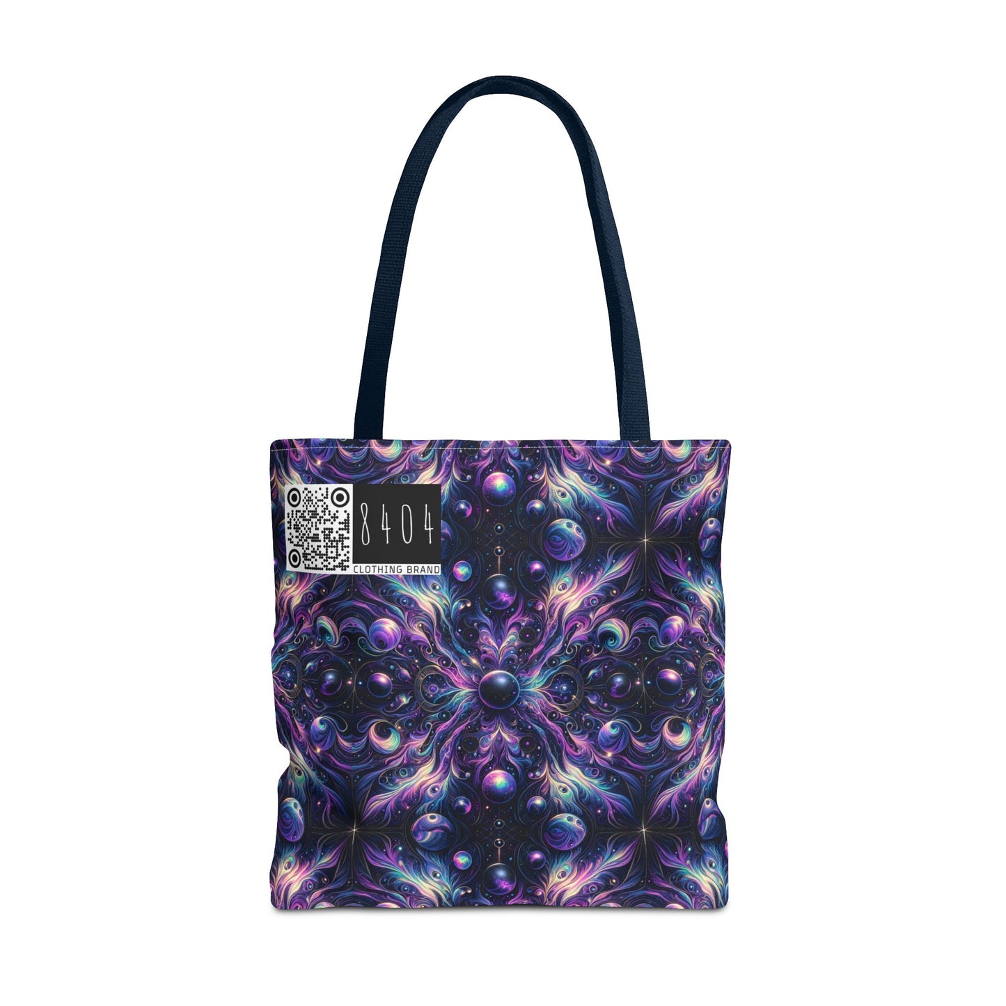Galactic Hues Tech-Forward Cosmic Fusion Tote Bag - 8404 Design-41