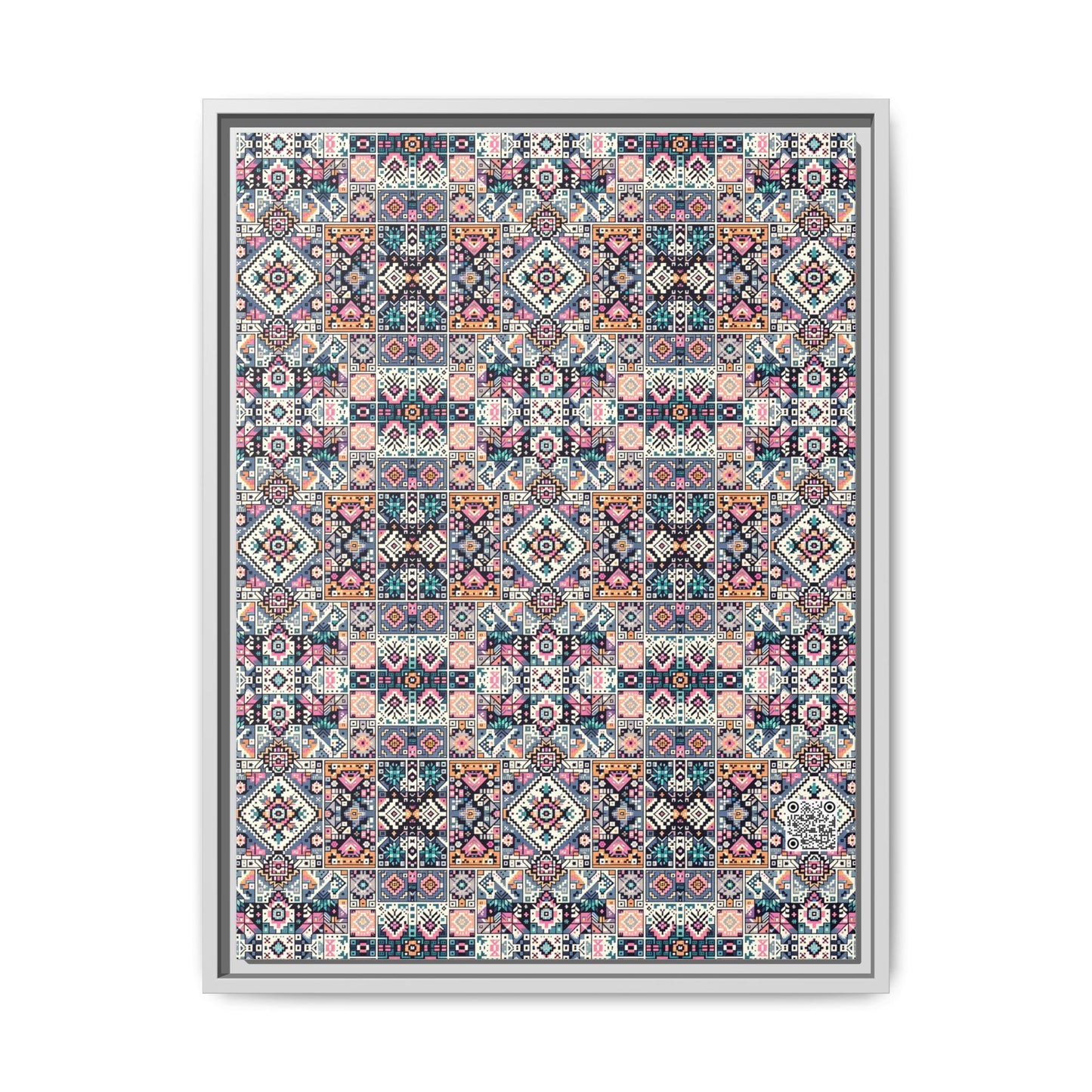 Matte Canvas, Framed (multi-Color) - 8404 Design-01