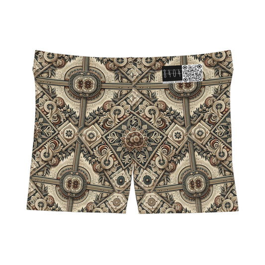 Graphic Workwear Capsule Artisanal Workwear Fusion Women's Shorts - 8404 Design-61
