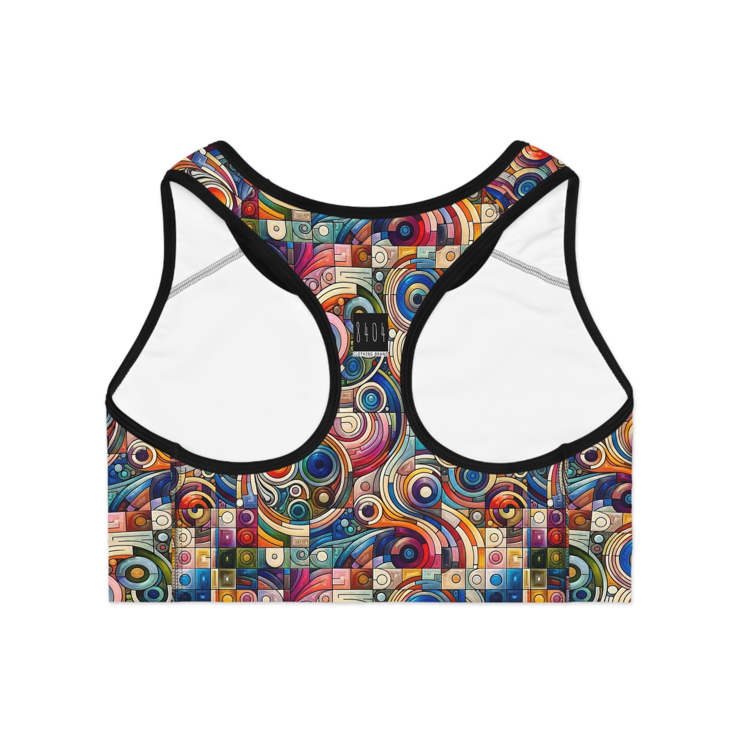 Digital Artistic Expression Artistic Streetwear Sports Bra - 8404 Design-49